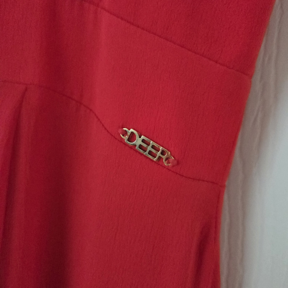 10.Deep Red Maxi Dress